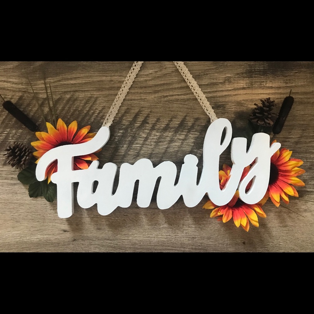 Handmade Family Sign
